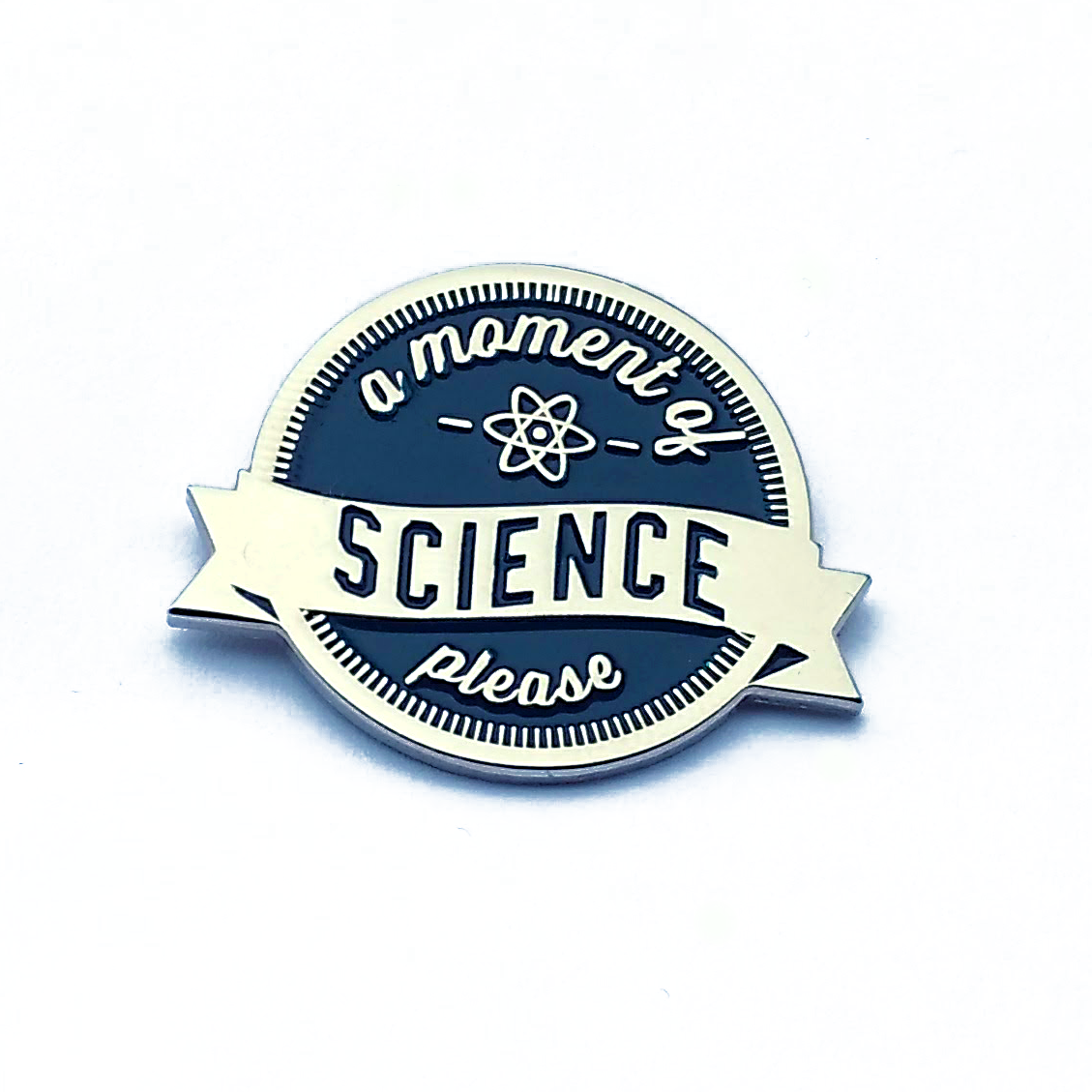A Moment of Science Enamel Pin