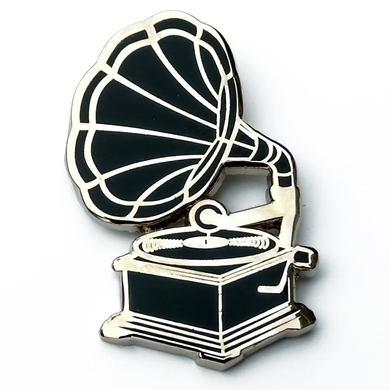 Phonograph Enamel Pin