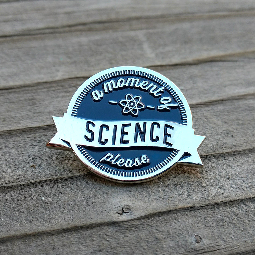 A Moment of Science Enamel Pin