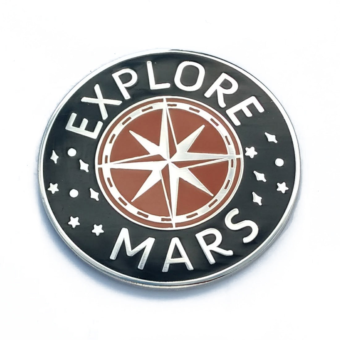 Explore Mars Enamel Pin