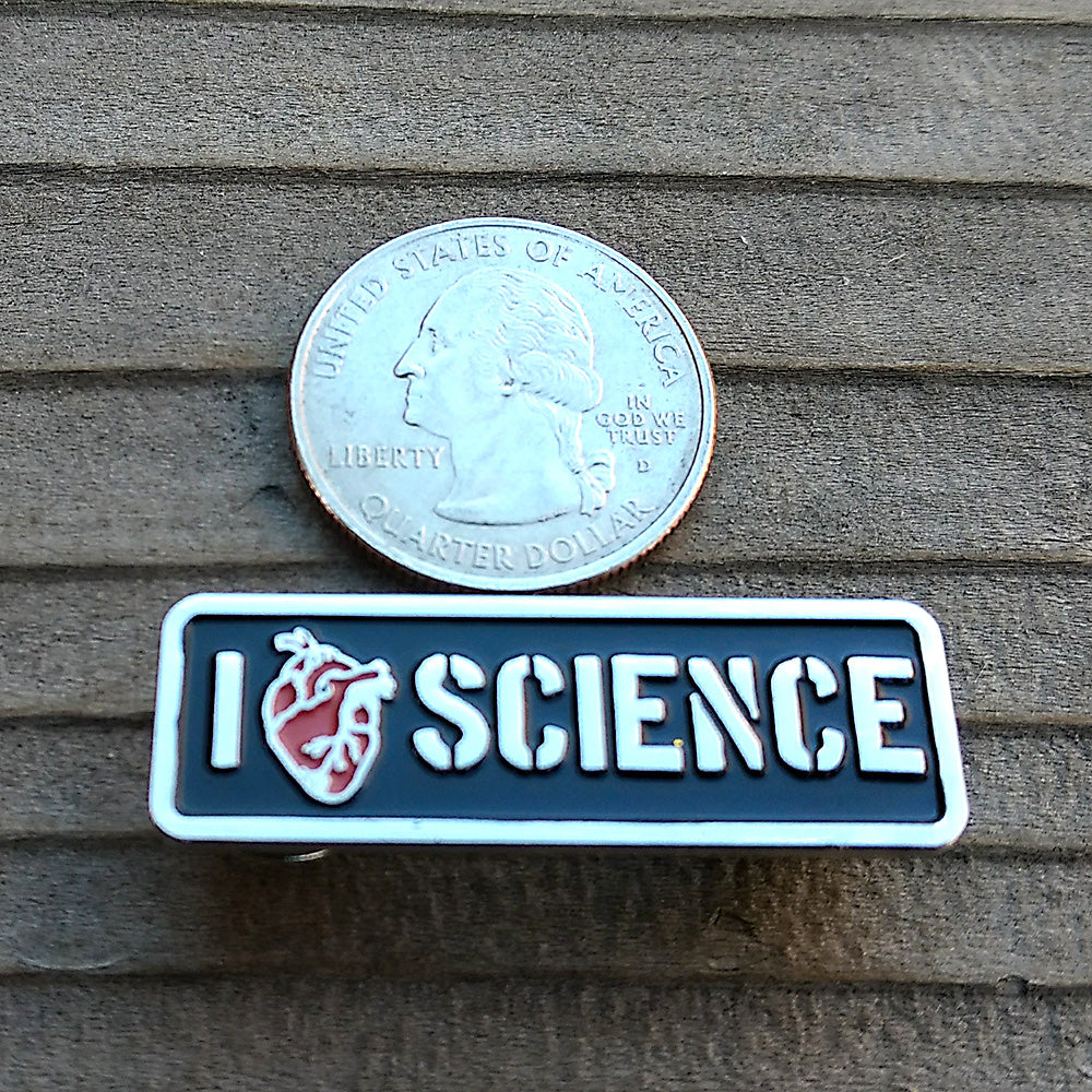 I Love Science Enamel Pin