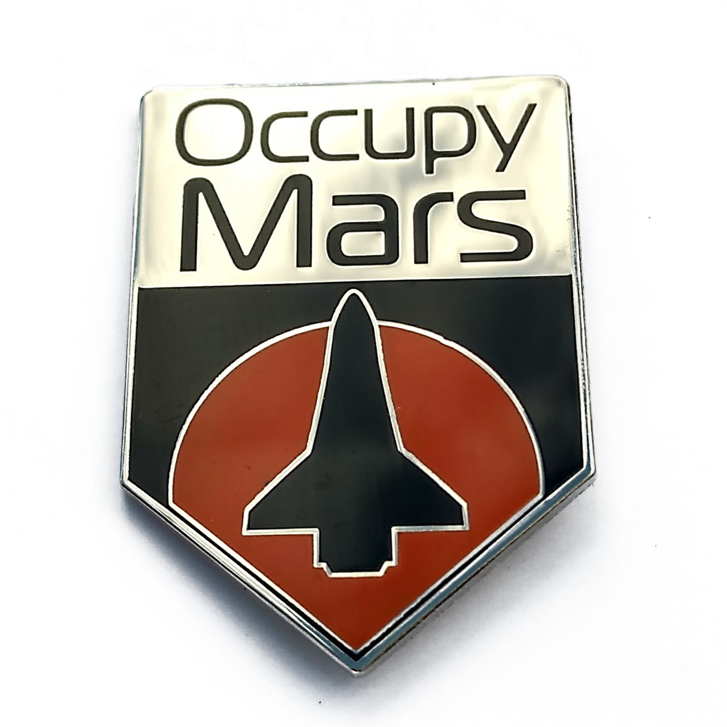 Occupy Mars Enamel Pin